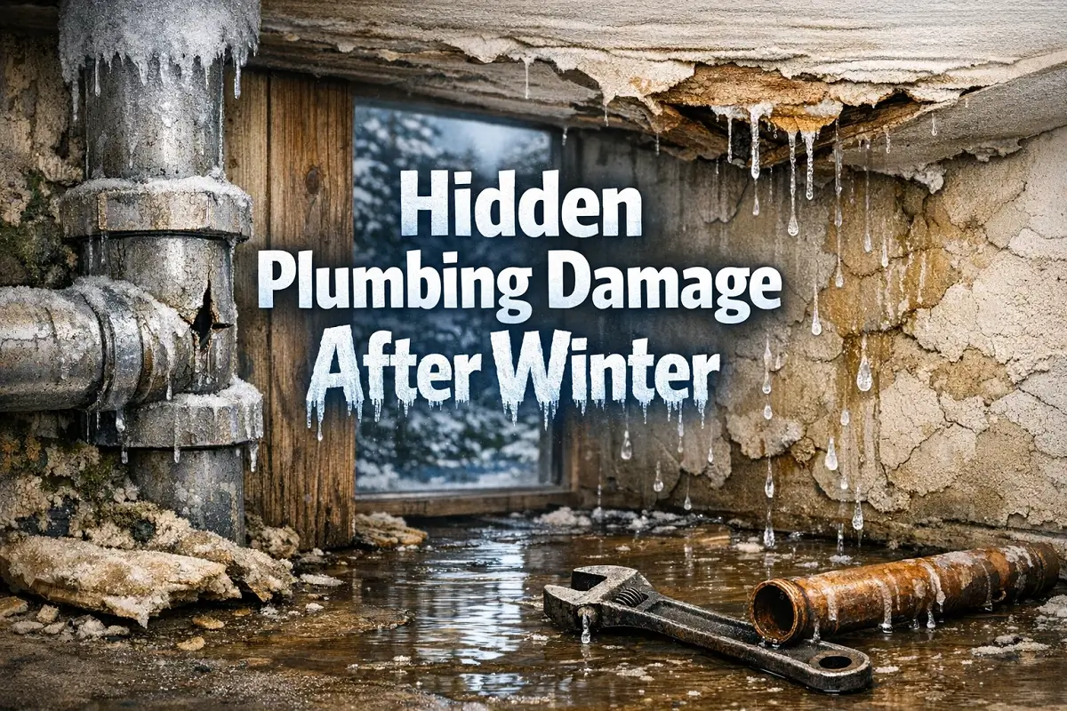 Hidden Plumbing Damage After Winter in Montgomery County