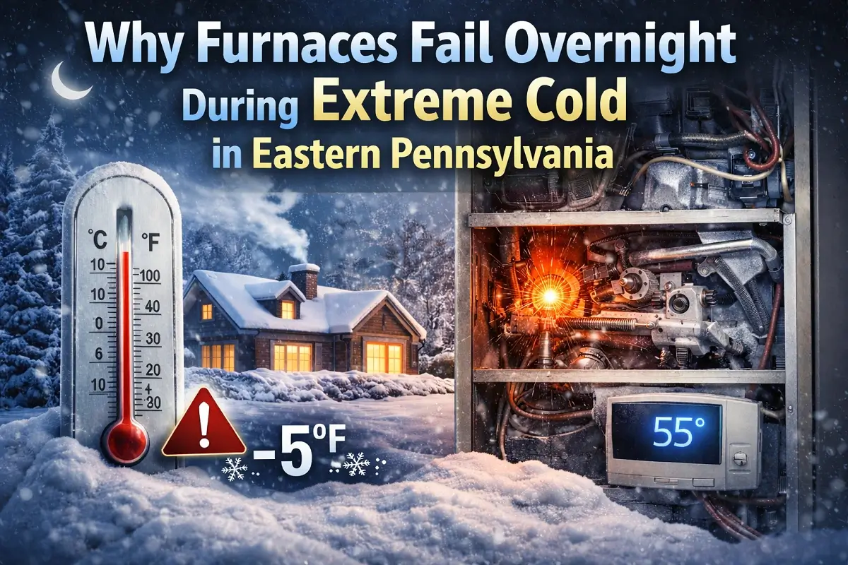 Why Furnaces Fail Overnight During Extreme Cold in Eastern Pennsylvania
