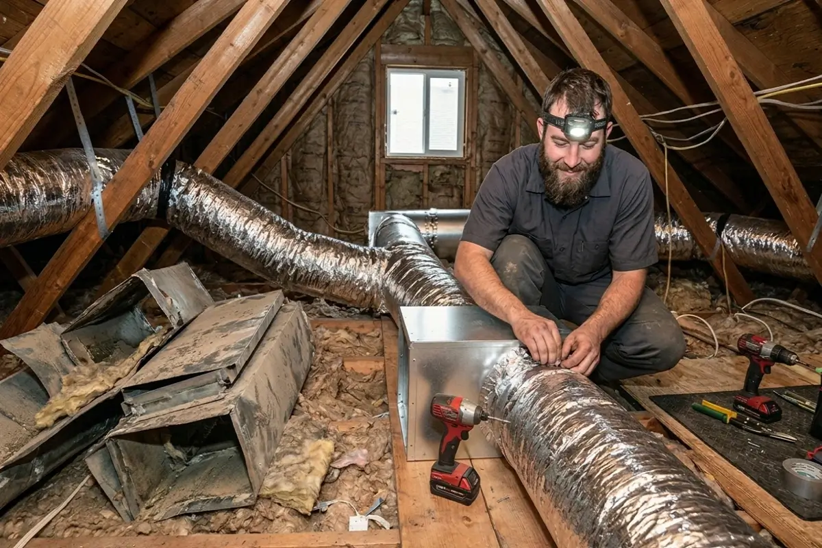 Old Ductwork Replacement Signs in Berks or Lancaster County Homes