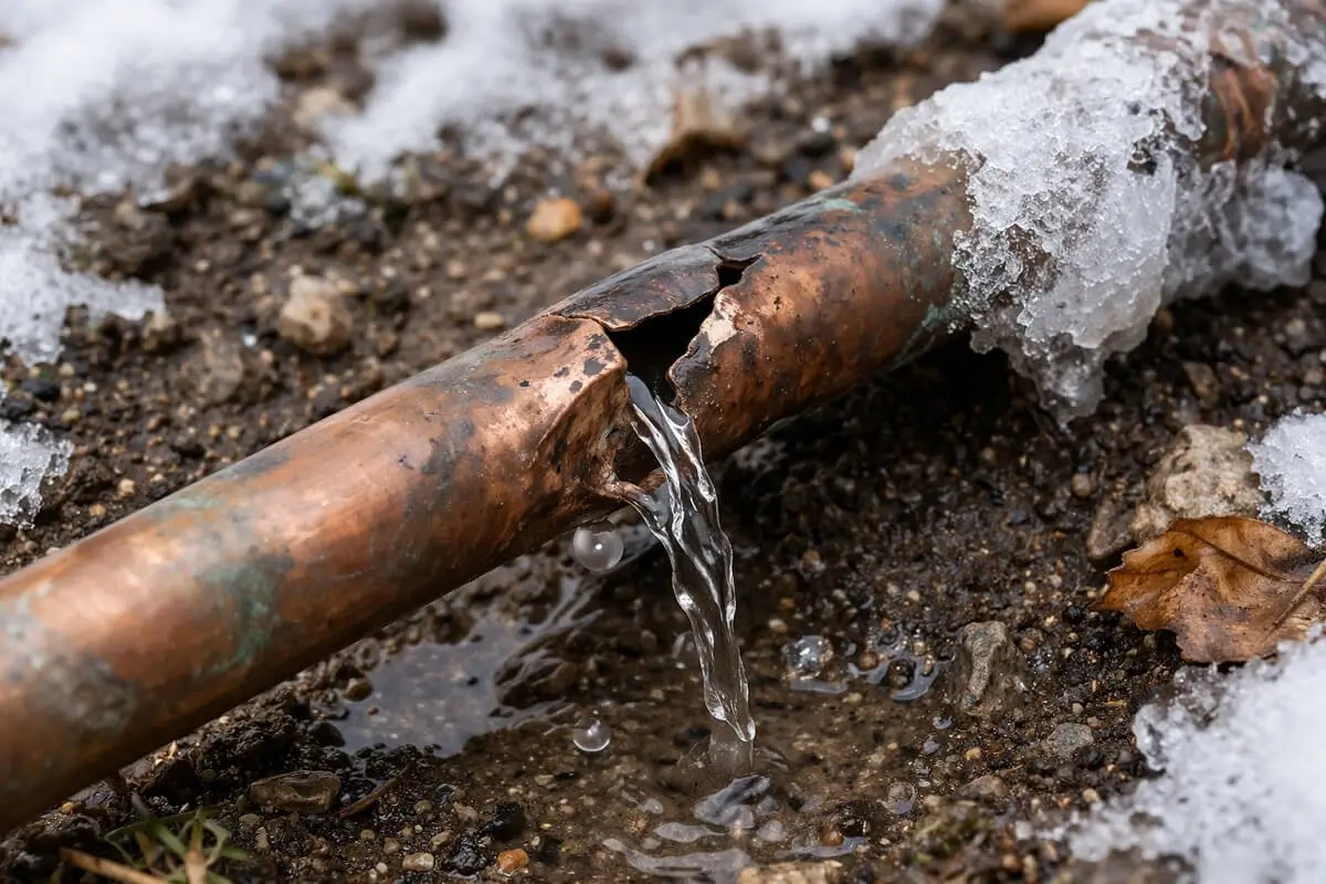 Freeze Thaw Pipe Damage