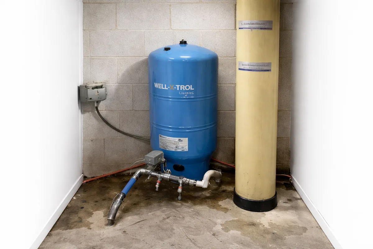 What are the signs of a well pressure tank going bad
