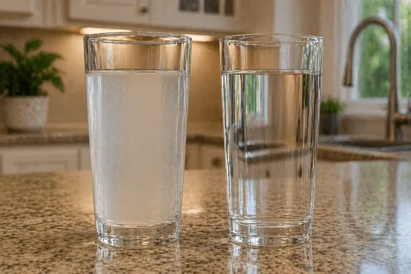 Hard Water vs Filtered Water