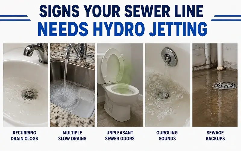 Signs your sewer line needs jetting