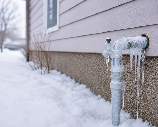 frozen pipe repair plumber in reading, PA