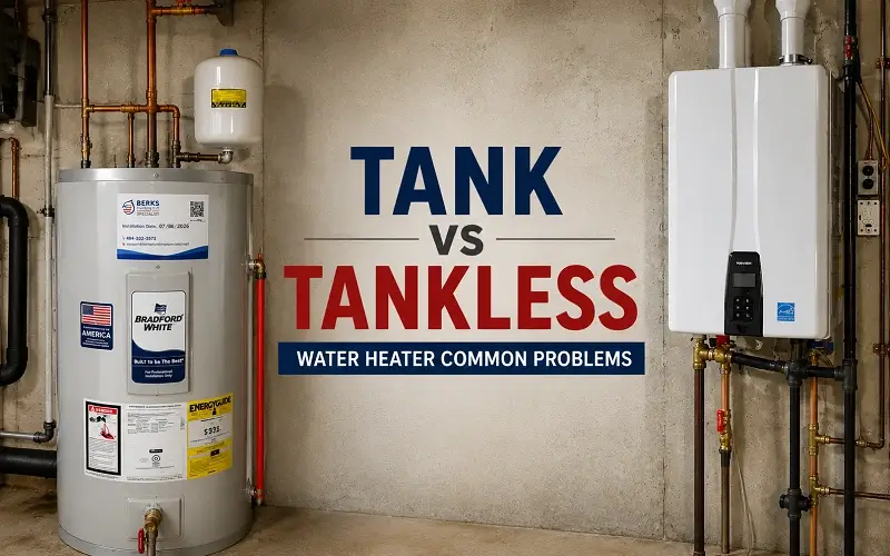 tank vs. tankless water heaters