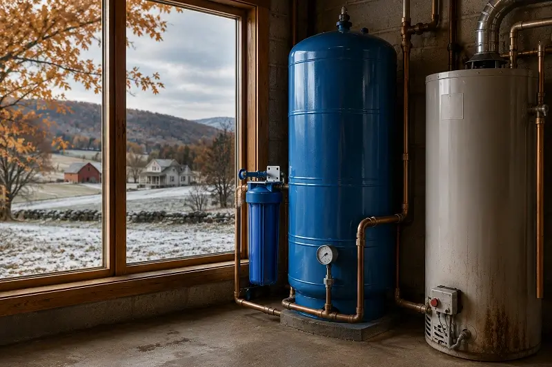 why does hot water run out faster in winter