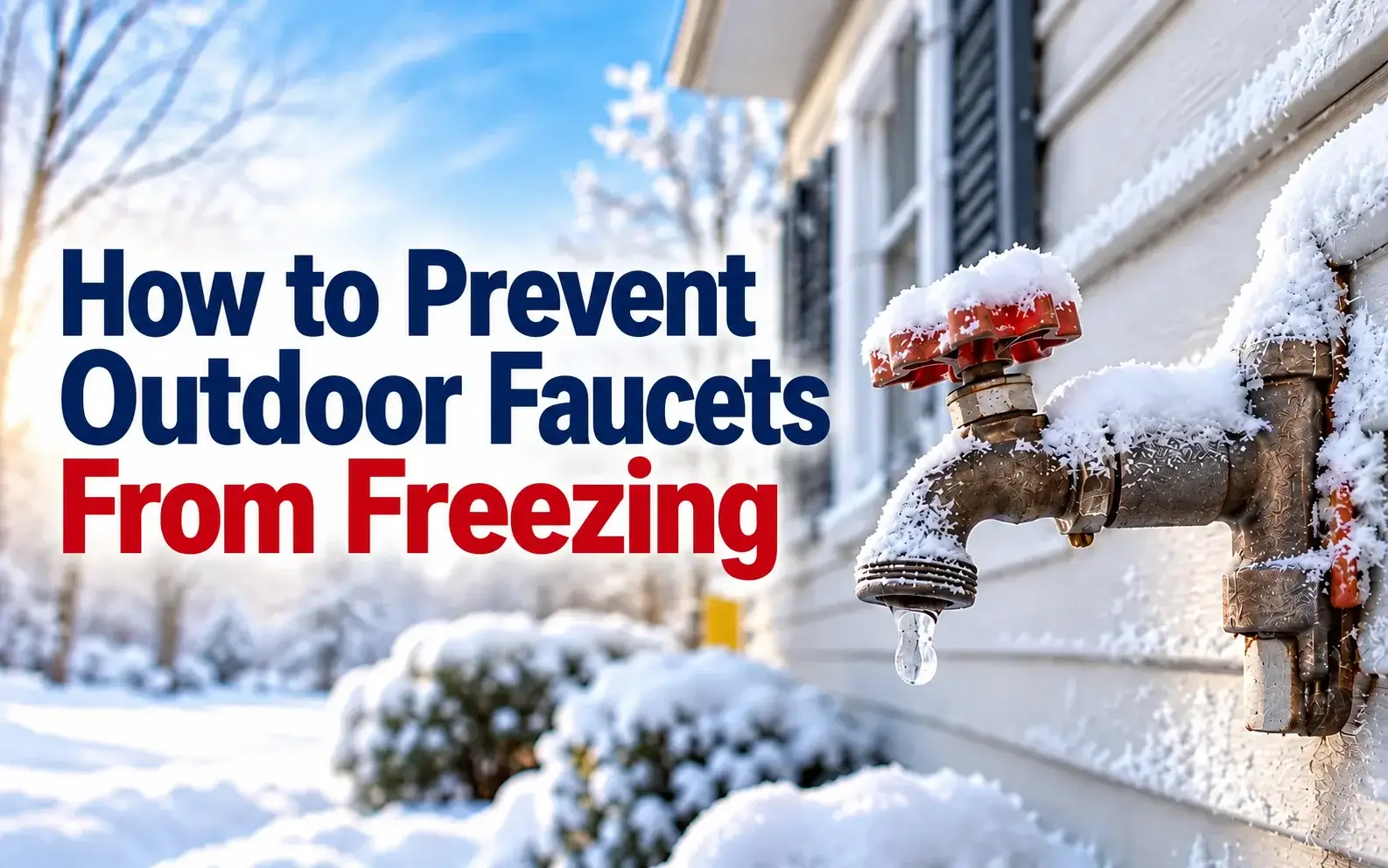 How to Prevent Outdoor Faucets From Freezing Before Winter
