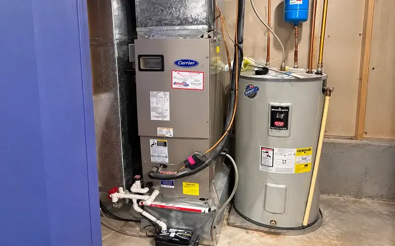Carrier Furnace and Bradford White Water Heater
