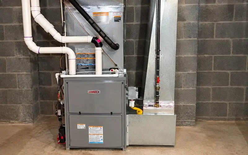 Lennox Furnace Utility Room Installation